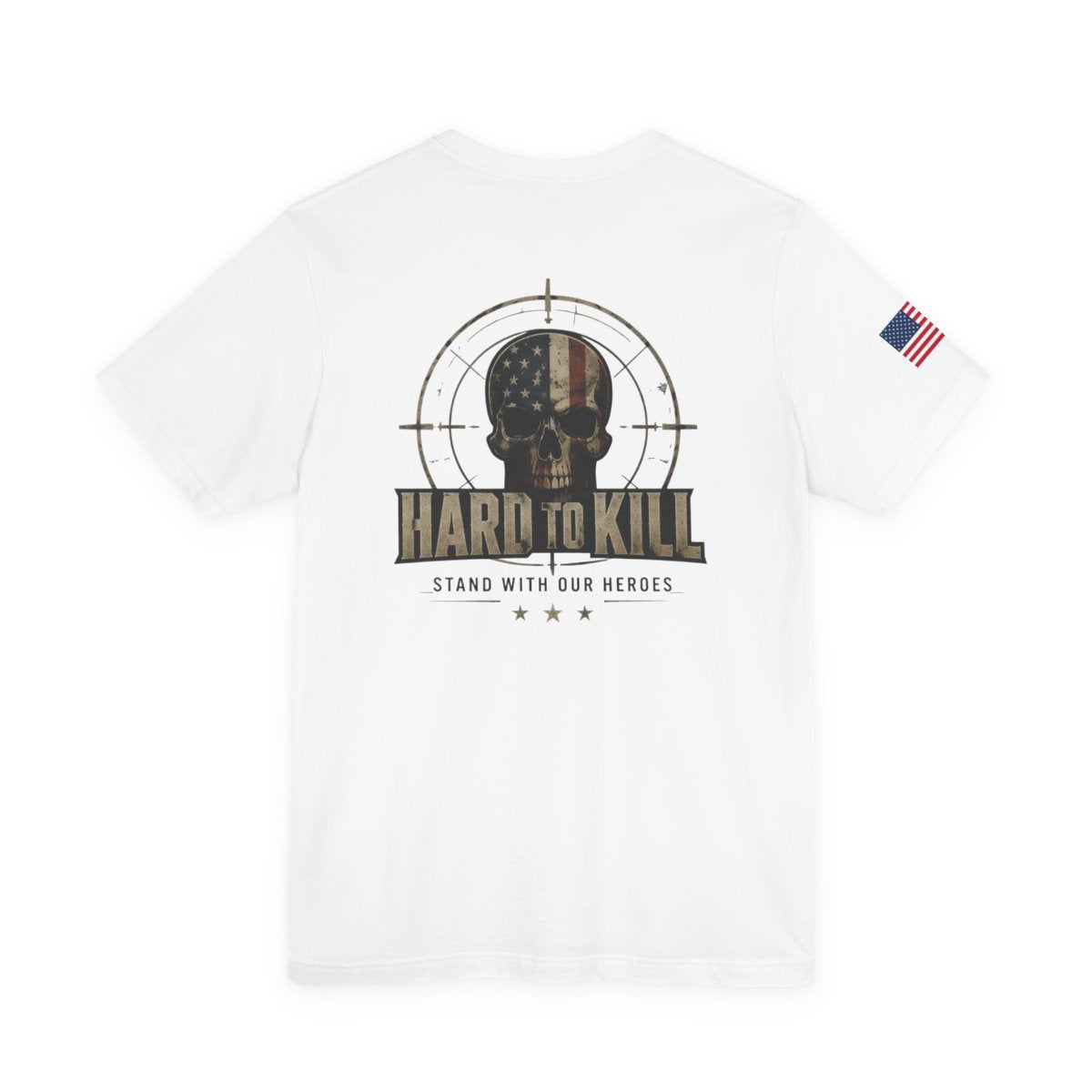 Skull and Flag Patriot Tee