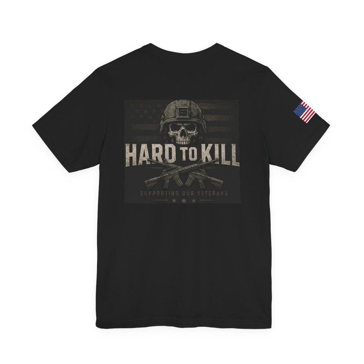 Flag and Rifle Patriot Tee